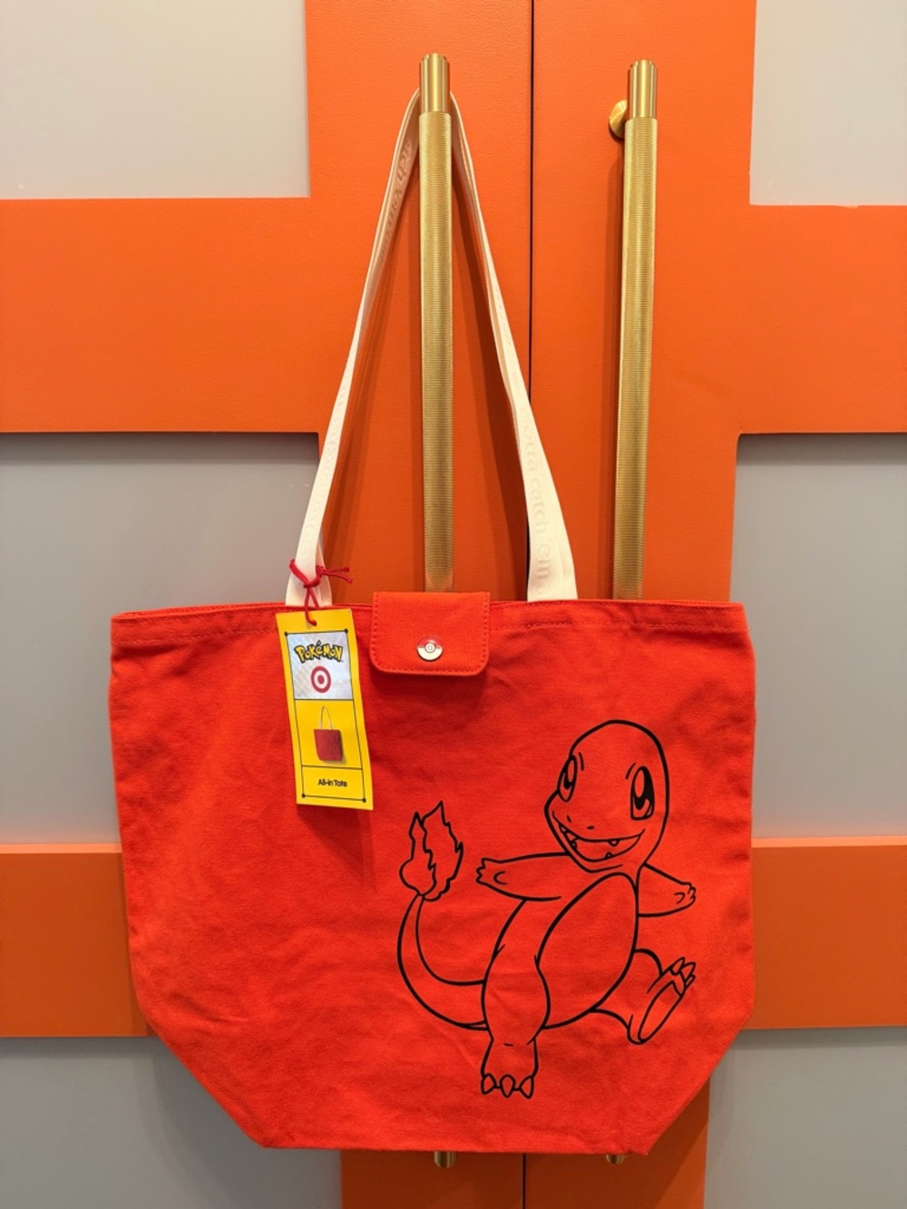Pokémon x Target Red Reusable Charmander Tote Bag  Sold Out Exclusive